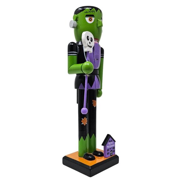 Creepy Monster Halloween 10" Nutcracker - Picture 3 of 4